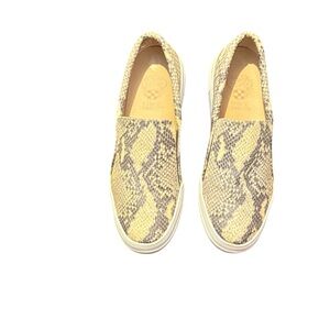 Vince Camuto Slip-On Sneakers - Snakeskin Print - Size 9